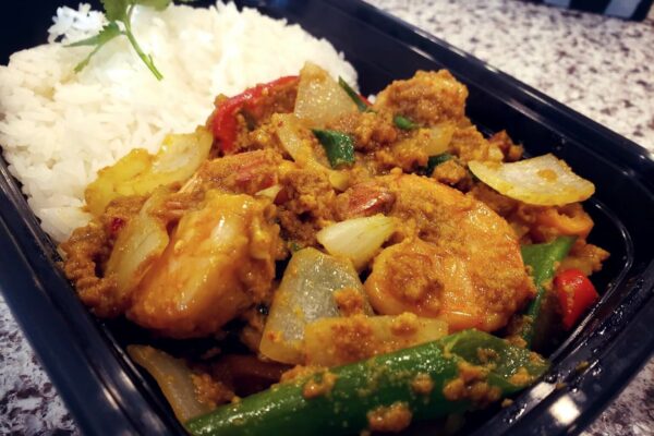 Thai Stir Fried Shrimp Curry